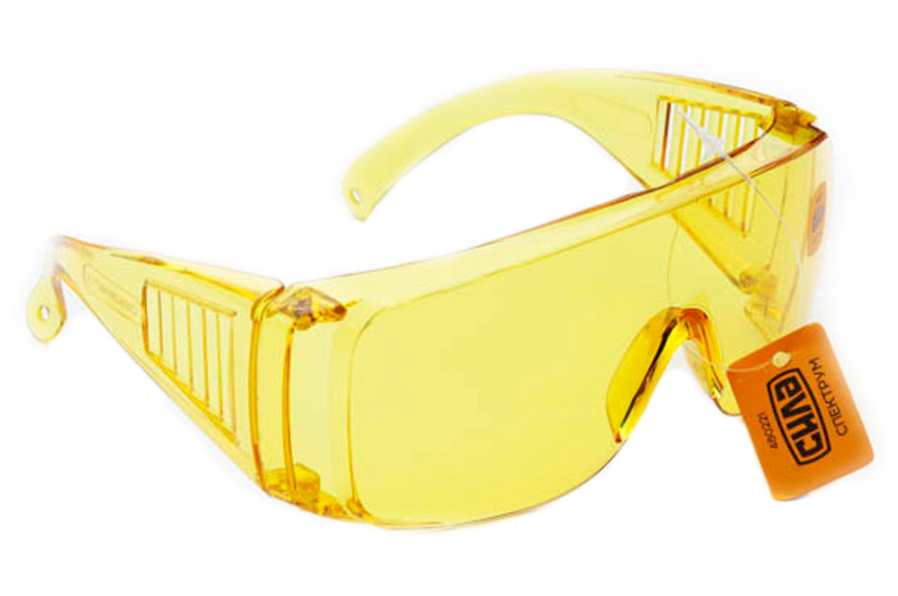 Очки защитные Сила - спектрум желтые
