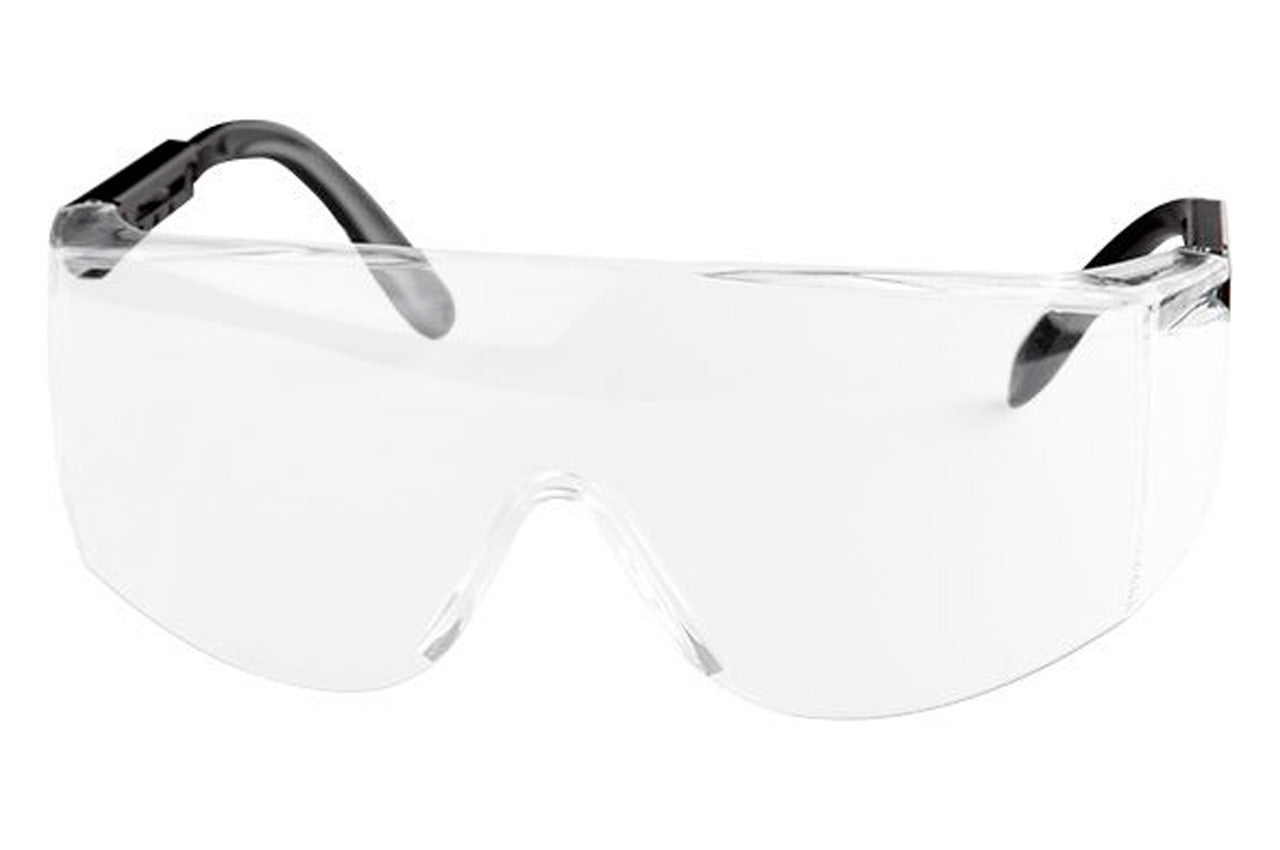 Очки защитные Intertool - регулируемые ушки поликарбонат прозрачные