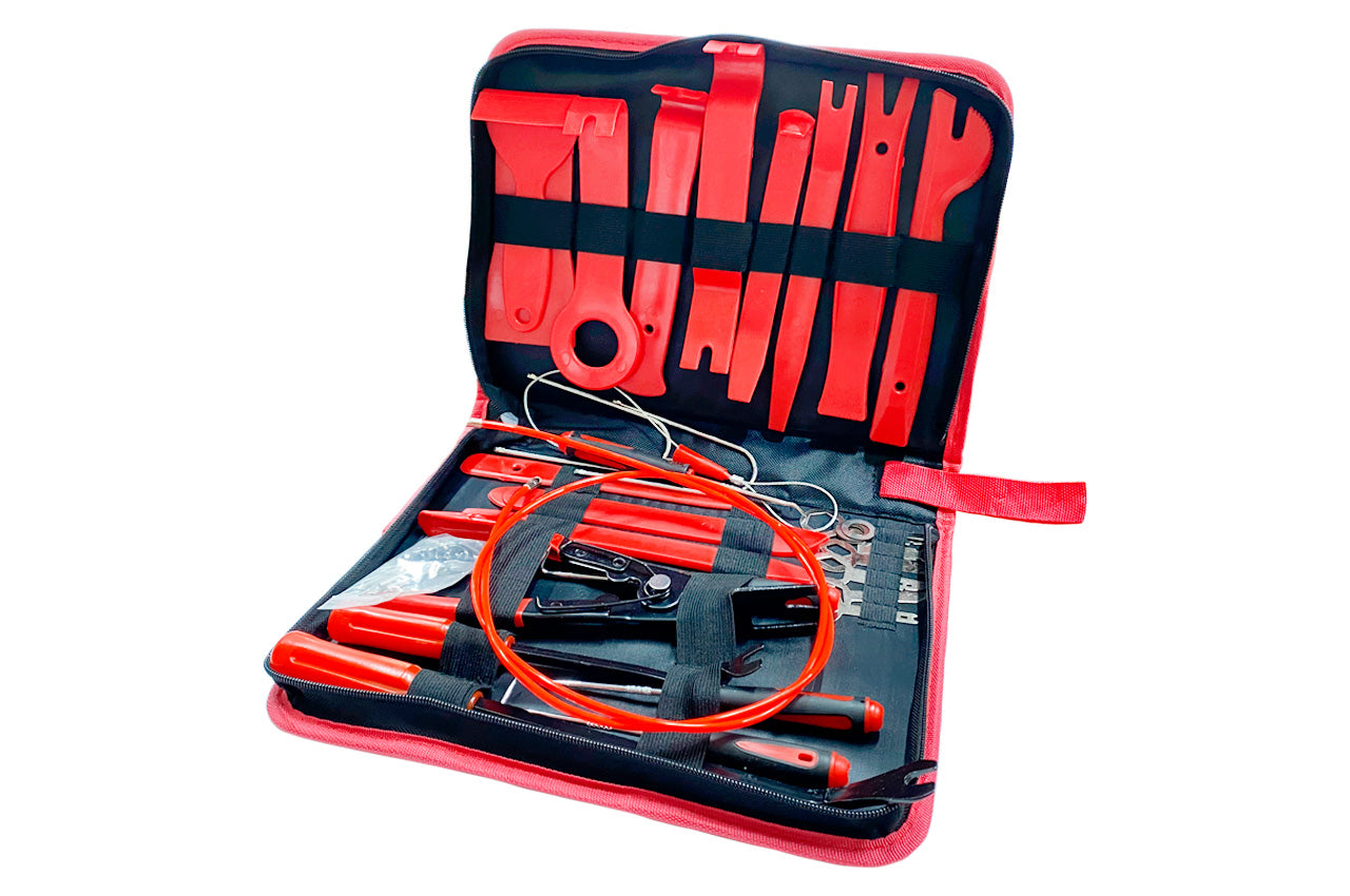 Набор съемников обшивки салона нейлон 46-в-1 в кейсе