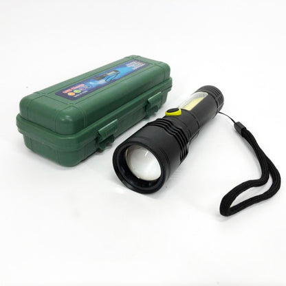 Фонарик BN-537-TG+COB (White+red), Тактичный фонарь ручной, Топ-фонарик, Фонарик полис