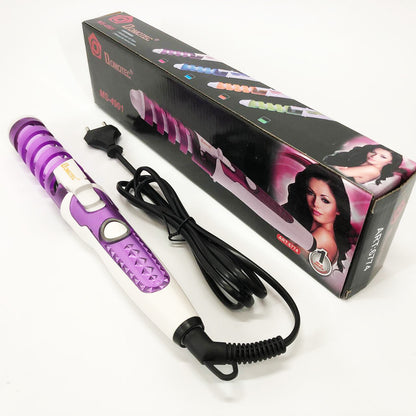 Плойка спиральная для волос Domotec MS 4901 с керамико-турмалиновым покрытием, Стайлер для завивки