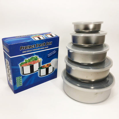 Набор пищевых контейнеров Unique UN-1515 5 шт из нержавеющей стали