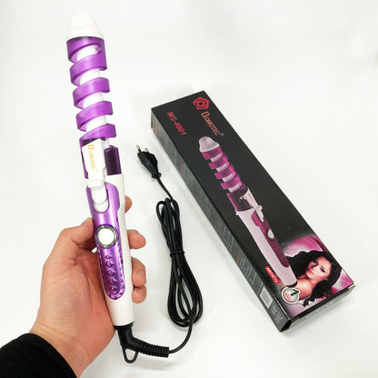 Плойка спиральная для волос Domotec MS 4901 с керамико-турмалиновым покрытием, Стайлер для завивки