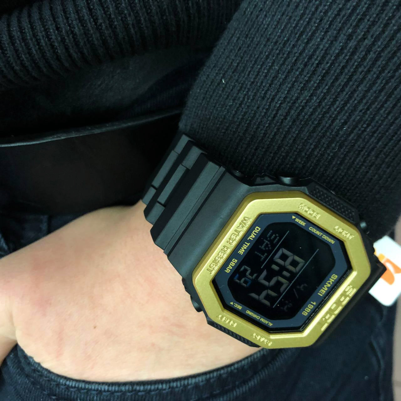 Часы наручные мужские SKMEI 1988GD, армейские часы противоударные, водостойкие тактические часы