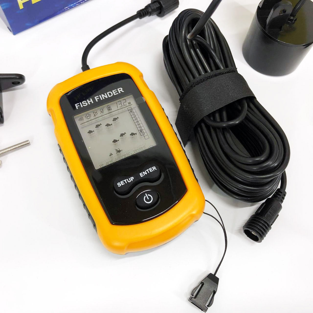 Эхолот портативный Fish Finder до 100м сонар портативный универсальный