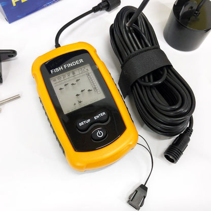 Эхолот портативный Fish Finder до 100м сонар портативный универсальный