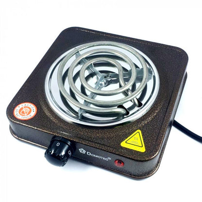Электроплита спиральная плита настольная Domotec MS-5801 1000 Вт, Переносная компактная электроплита