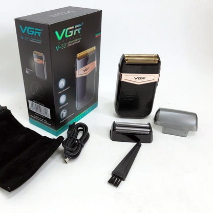 Электробритва VGR V-331, шейвер бритва триммер для стрижки усов и бороды профессиональная мужская бритва