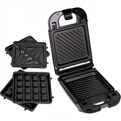 Мультимейкер (бутербродница-вафельница-гриль) Magio MG-363, Бутербродница 4в1, Сендвичница, Мультимейкер