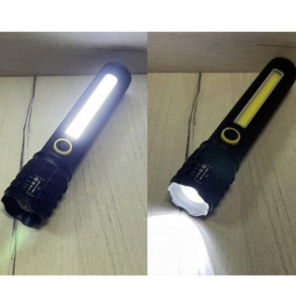 Фонарик ручной аккумуляторный C71/C81-P50-COB, Фонарик светодиодный ручной аккумуляторный портативный