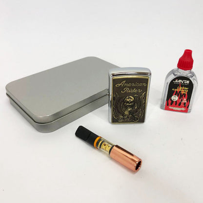 Зажигалка бензиновая в подарочной коробке N2, подарочные зажигалки, зажигалка для курения в подарок