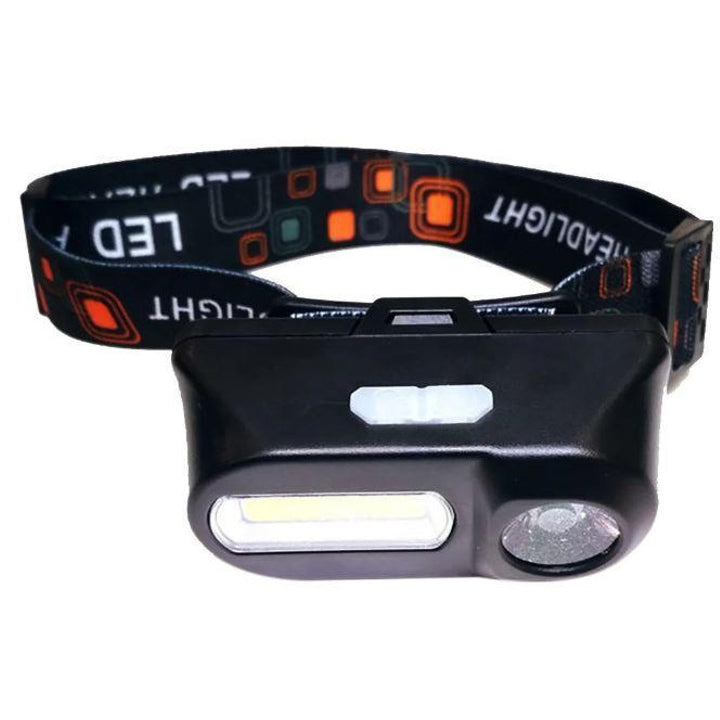 Фонарь налобный BL-1804A COB XPE с датчиком движения, Фонарь аккумуляторный для рыбалки