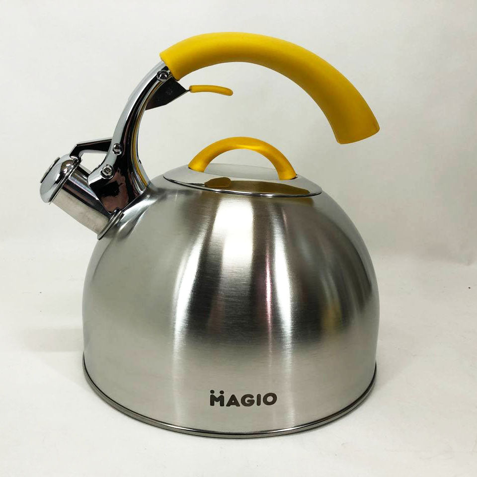 Чайник Magio MG-1191 2.5 Л со свистком, красивый чайник для газовой плиты, чайник на плиту, чайник газовый