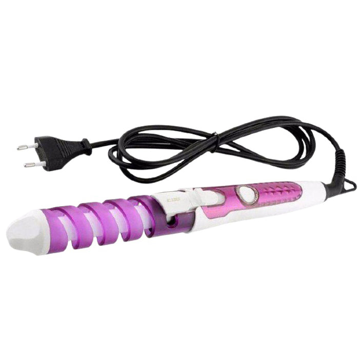 Плойка спиральная для волос Domotec MS 4901 с керамико-турмалиновым покрытием, Стайлер для завивки