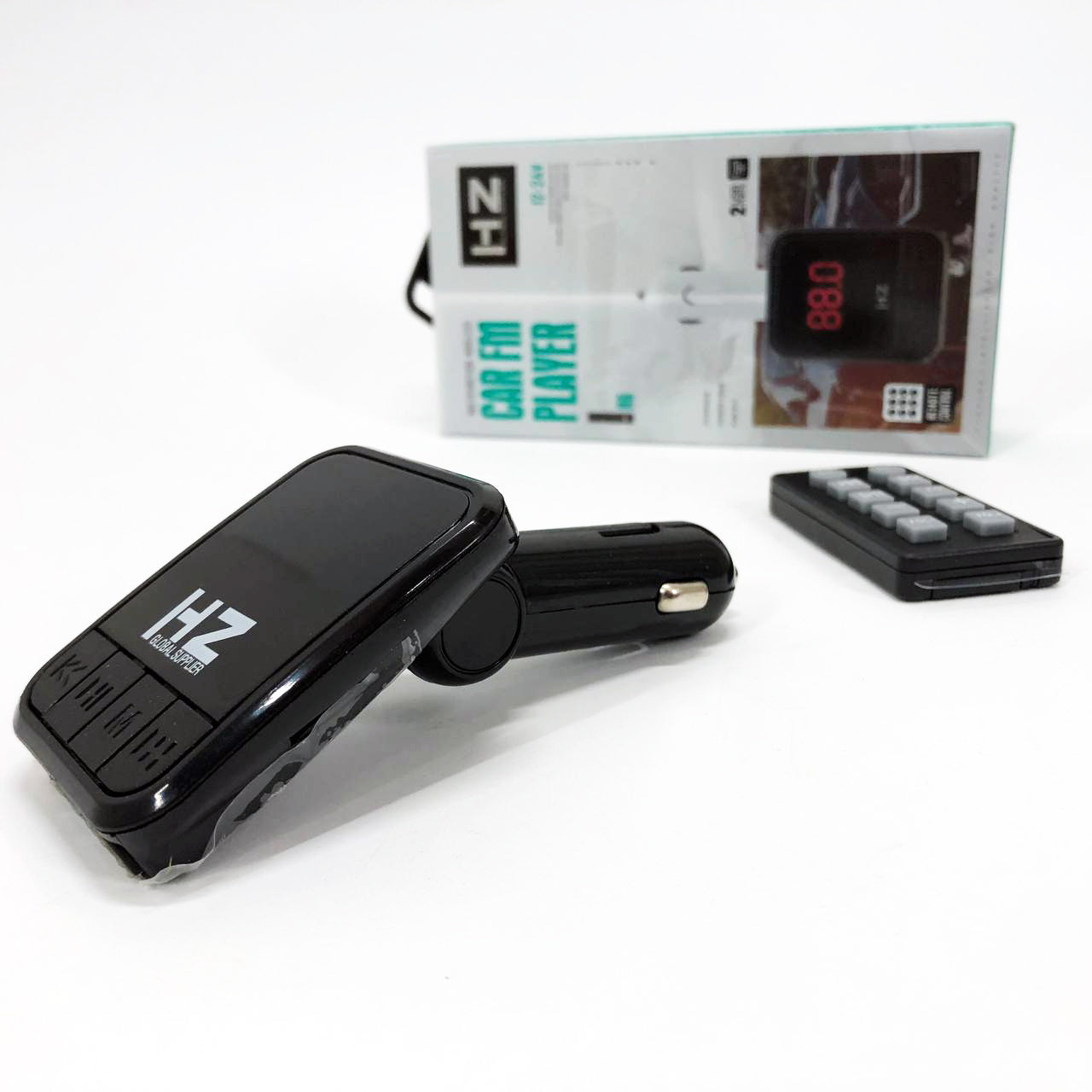 Автомобильный FM трансмиттер Bluetooth HZ H6-12-24V модулятор с microSD, USB, Hands Free + Пульт