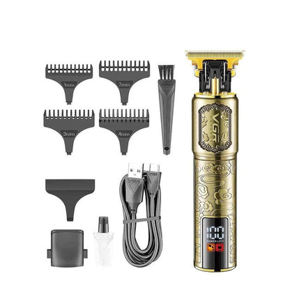 Машинка для стрижки волос VGR V-073 аккумуляторный беспроводной триммер для бороды и усов