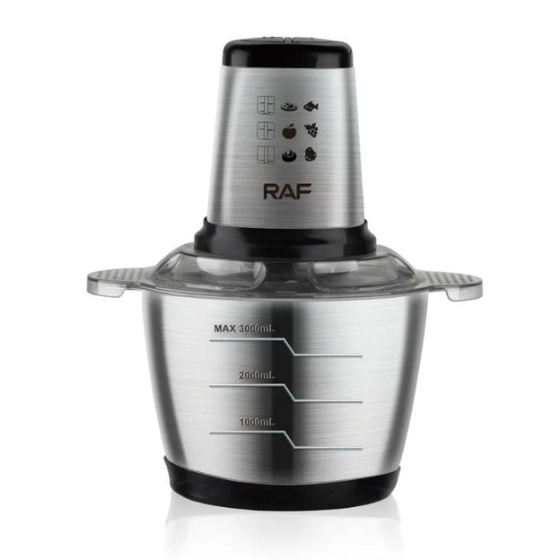 Измельчитель RAF R.7031 электрический блендер-чоппер настольный 3 л 1000 Вт, Кухонный блендер для овощей