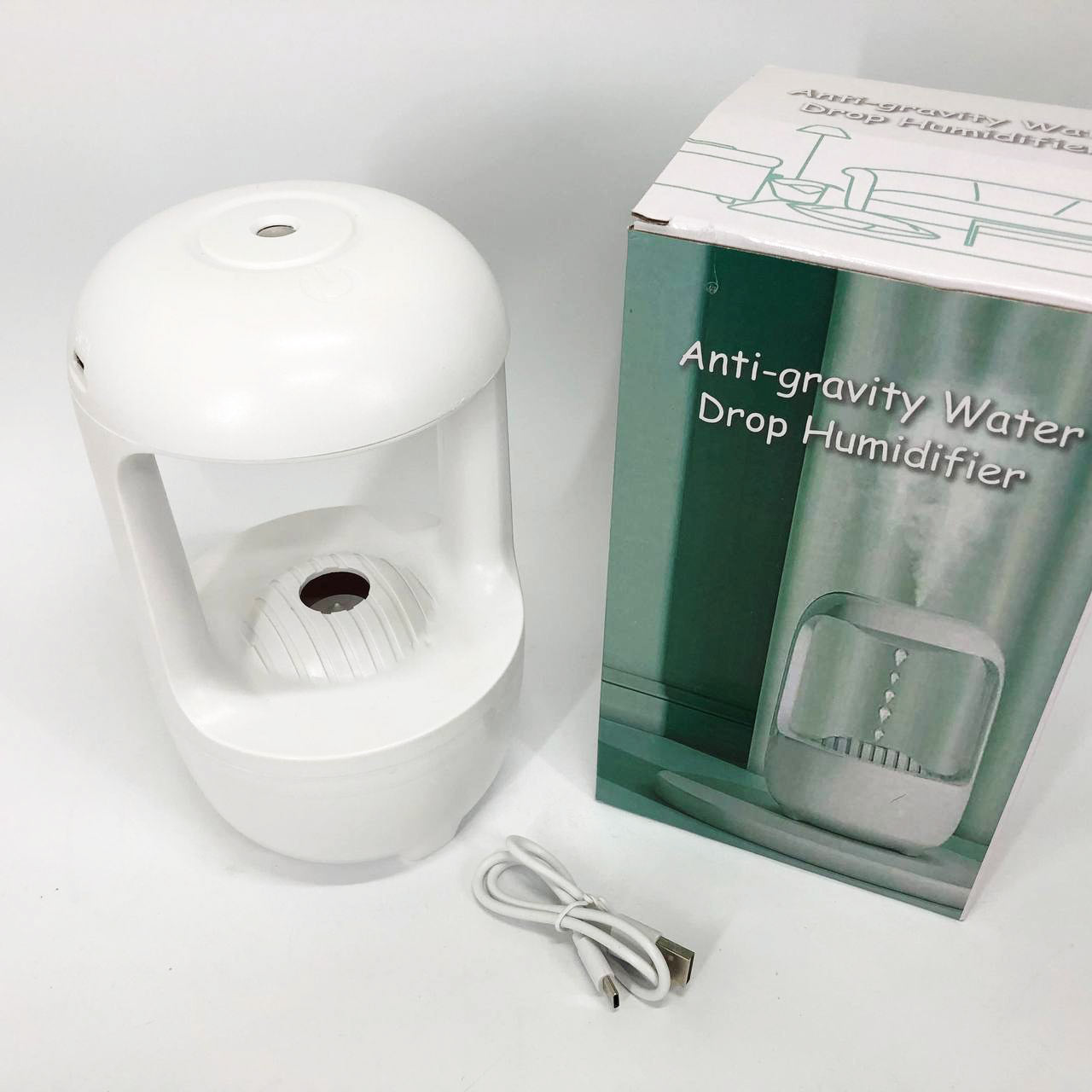 Увлажнитель воздуха ультразвуковой DROP HUMIDIFIER AND-199, левитирующий распылитель для спальни, дома, гостиницы