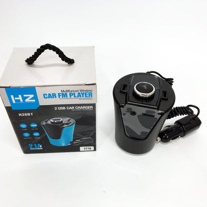 Автомобильный FM-трансмиттер модулятор HZ FM MOD H26+BT BX6 питание от прикуривателя c Bluetooth