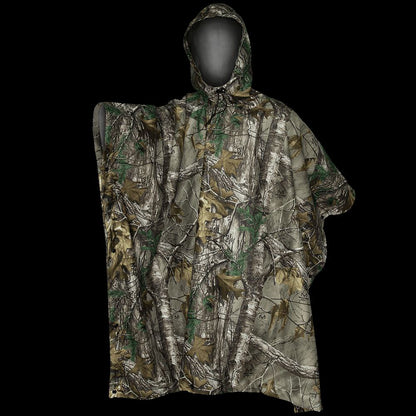 Качественный тактический дождевик - пончо. Военный плащ – накидка от дождя