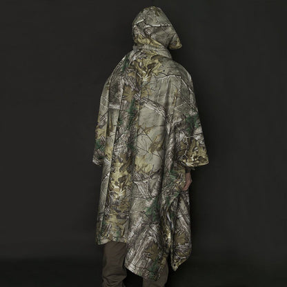 Качественный тактический дождевик - пончо. Военный плащ – накидка от дождя