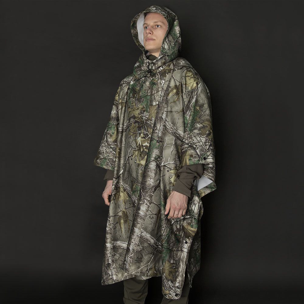 Качественный тактический дождевик - пончо. Военный плащ – накидка от дождя