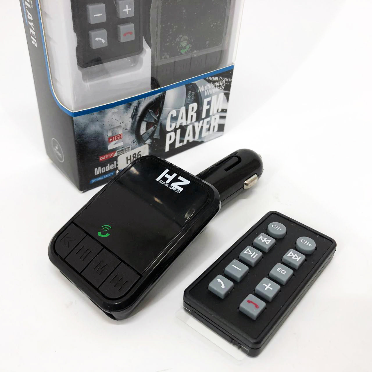 Трансмиттер/модулятор H86BT, FM модулятор с bluetooth, Fm трансмиттер в машину, Качественный фм модулятор