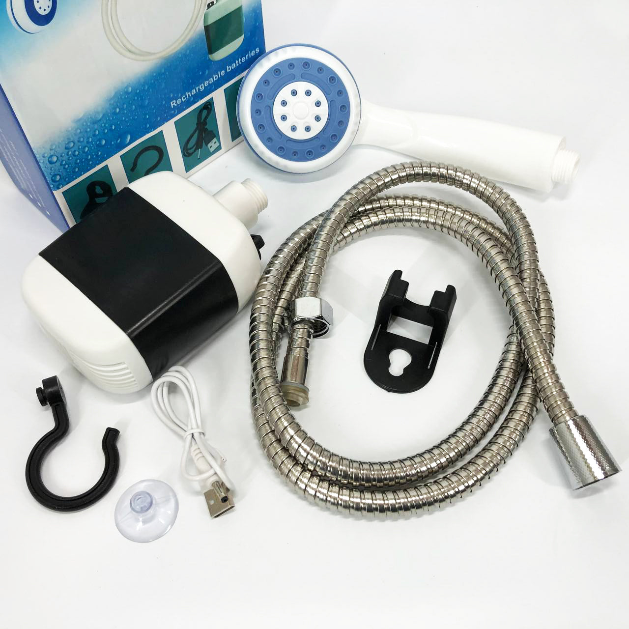 Душ аккумуляторный туристический переносной портативный походный мобильный душ Portable Outdoor Shower