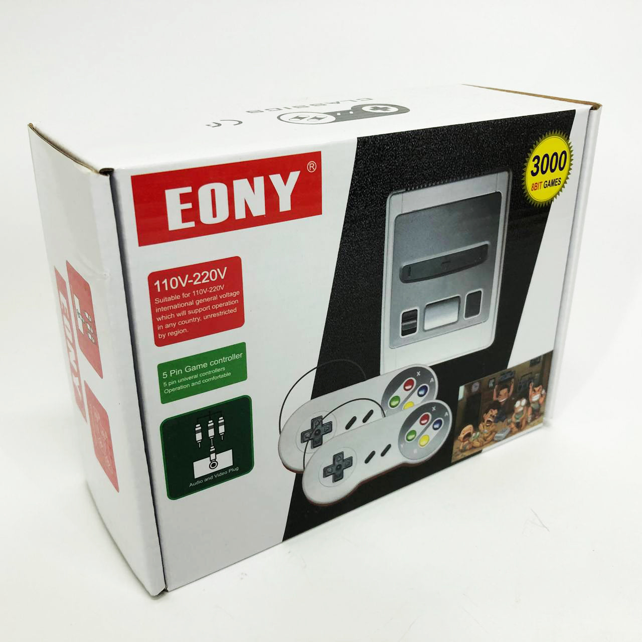 Консоль игровая с джойстиками Retro LH-2221 3000 игр, Приставка с джойстиком для второго игрока