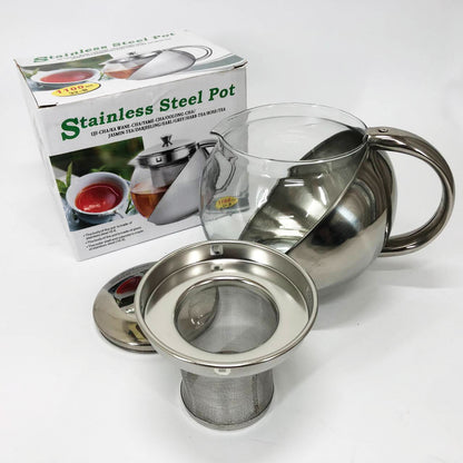 Заварник UNIQUE UN-1164 1.10 л, Чайник заварочный стеклянный качественный на кухню, Красивый заварник