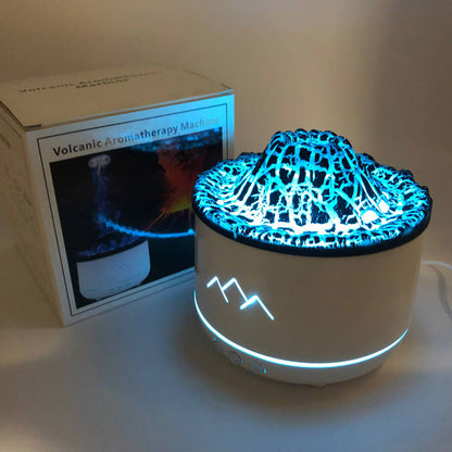 Увлажнитель воздуха Вулкан с эффектом пламени и подсветкой увлажнитель-ночник Аромадиффузор с подсветкой