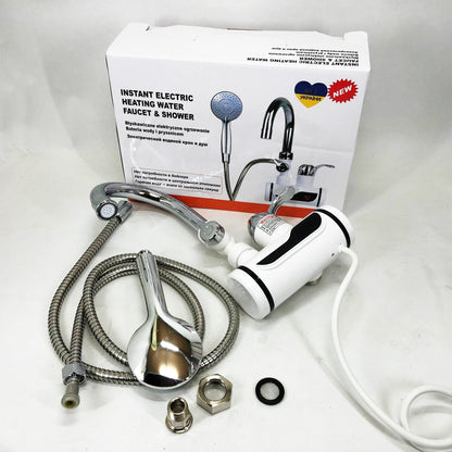 Электрический водонагреватель с душем DIGITAL Shower WF-013 мини бойлер, Проточный кран водонагреватель