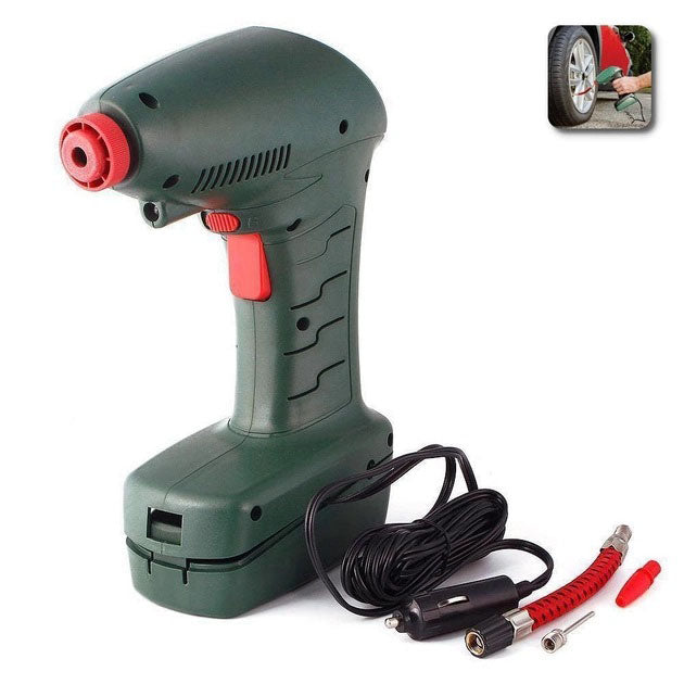 Портативный автомобильный воздушный компрессор Air Compressor Dragon с электронным манометром