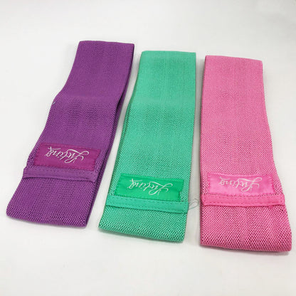 Резинки для фитнеса и спорта WOW LT-003 Набор тканевая лента эспандер 3 шт, Жгут эспандер для занятия