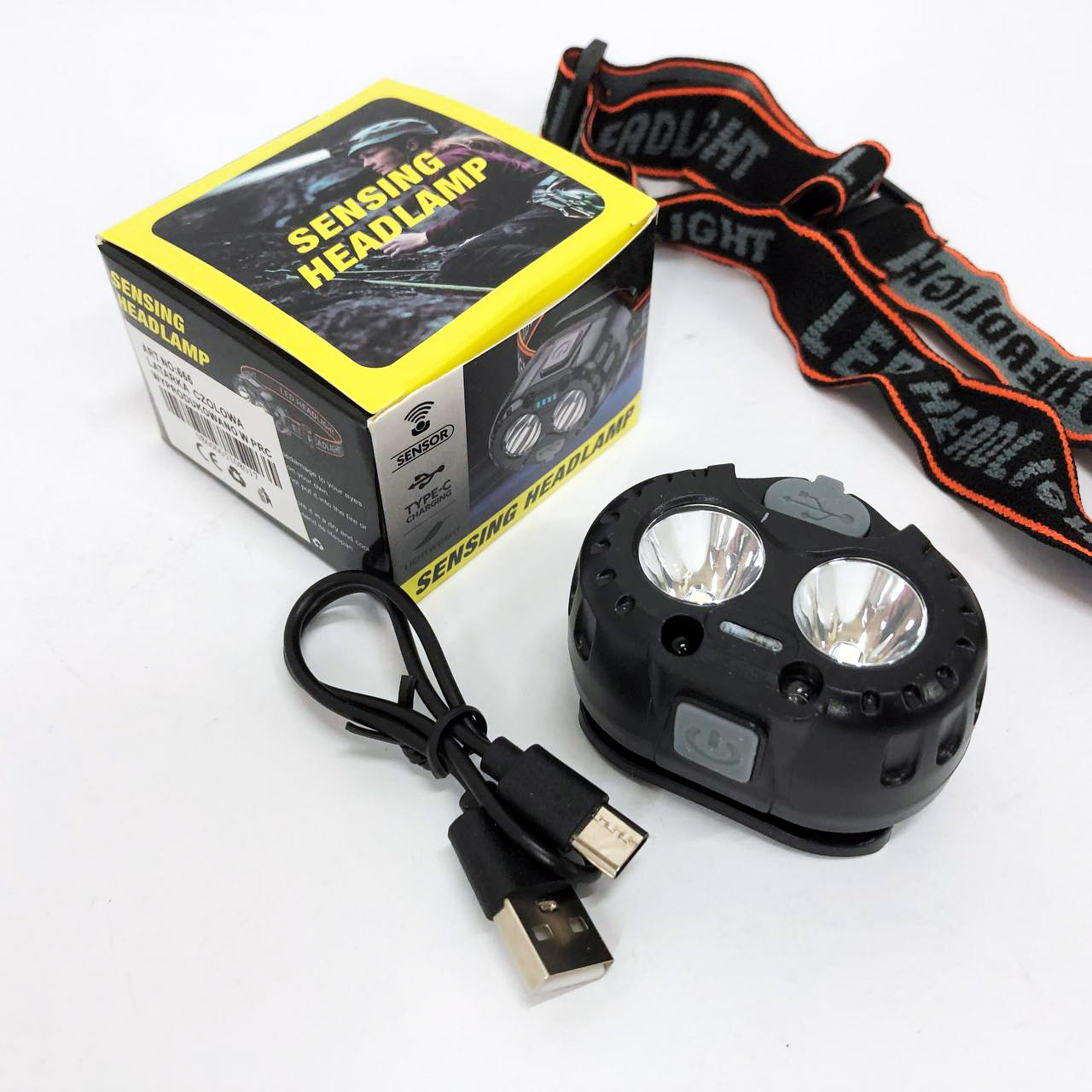 Фонарь налобный Bailong 666-2 XPL, Мощный фонарь на голову, Наголовный фонарь, Надежный налобный фонарь