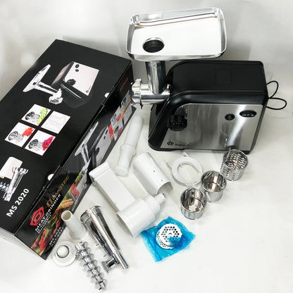 Электрическая мясорубка Domotec MS-2020 с насадкой для томатов и терками 2600 W