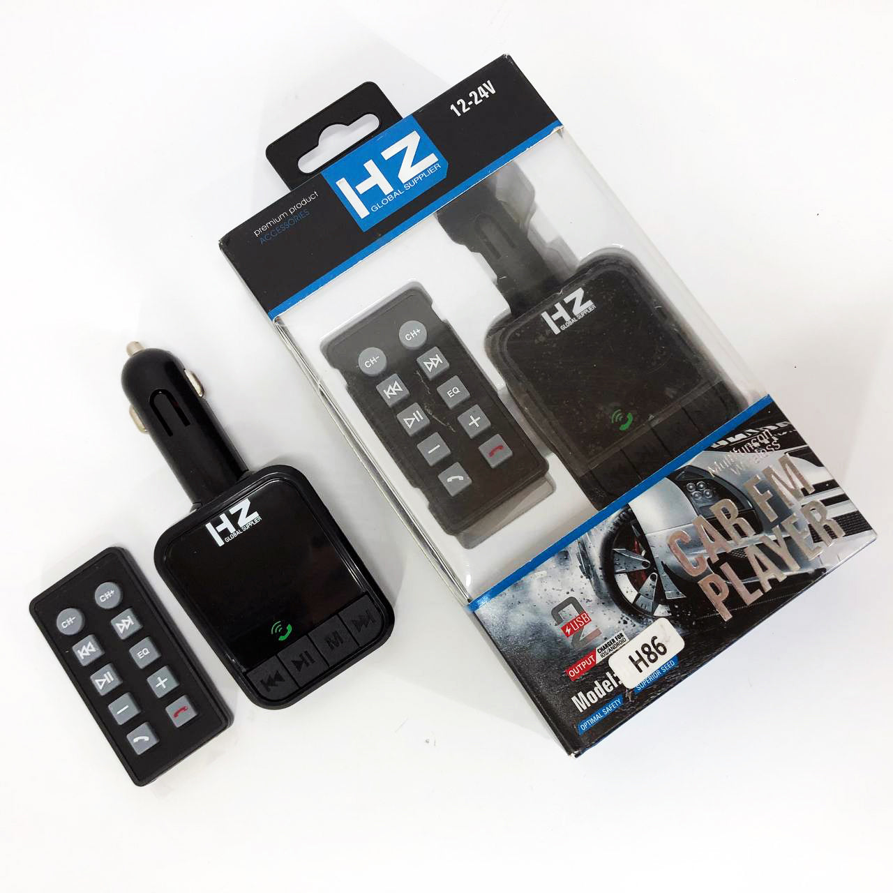 Трансмиттер/модулятор H86BT, FM модулятор с bluetooth, Fm трансмиттер в машину, Качественный фм модулятор