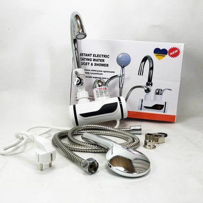 Электрический водонагреватель с душем DIGITAL Shower WF-013 мини бойлер, Проточный кран водонагреватель