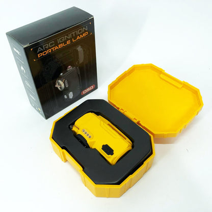 Багатофункціональний армійський ліхтар D50-SMD індикація заряду, запальничка.