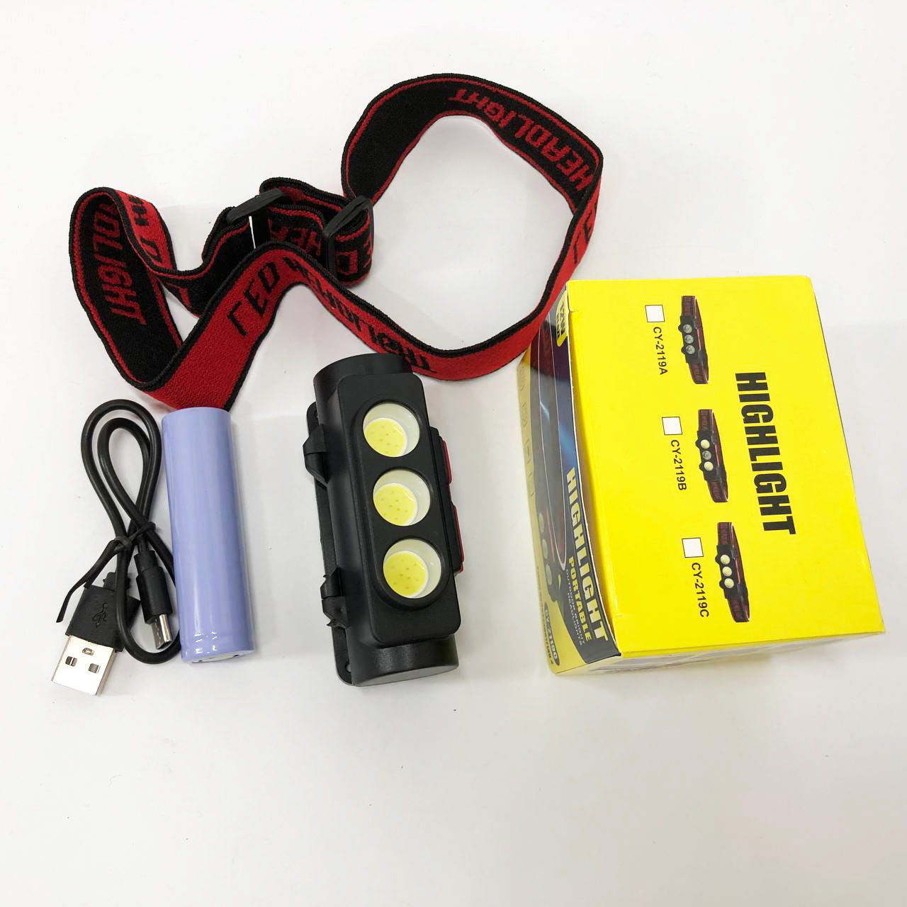 Фонарь налобный аккумуляторный PLD-2119C, Фонарик военный светодиодный налобный фонарик