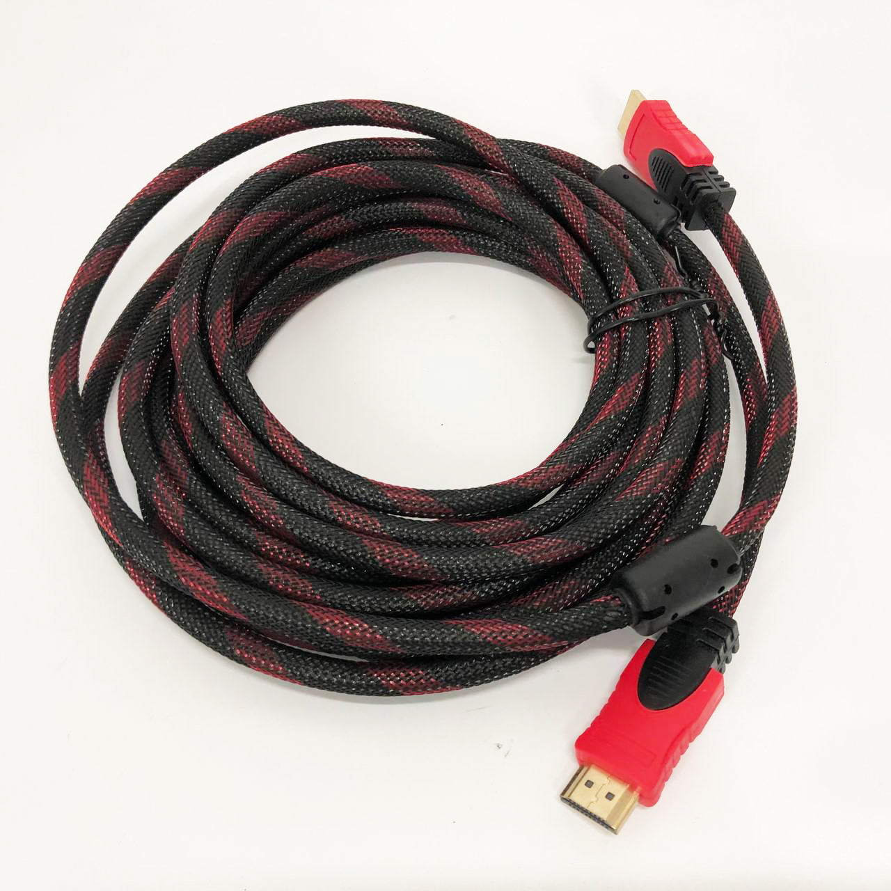 Кабель усиленный 5м переходник адаптер HDMI-HDMI папа-папа аудио видео шнур в обмотке