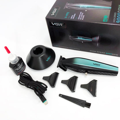 Машинка для стрижки волос с мощным мотором XPRO VGR V-992 с насадками 1-2-3 мм
