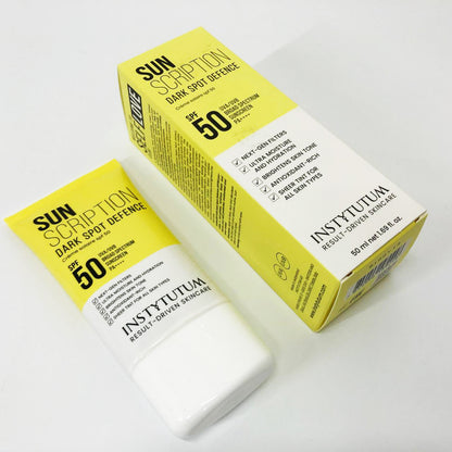 Солнцезащитный крем с осветительным эффектом Instytutum Sunscription Dark Spot Defence SPF 50, 50 мл