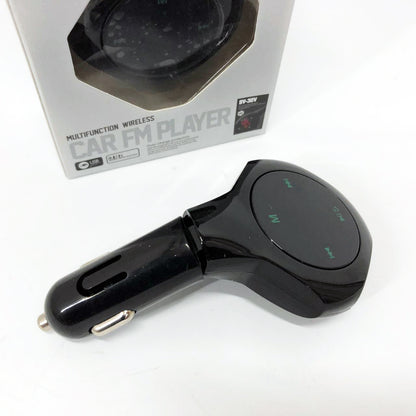 Трансмиттер Автомобильный FM модулятор FM H29 BT, Модулятор для мобильных устройств в авто. Цвет: черный