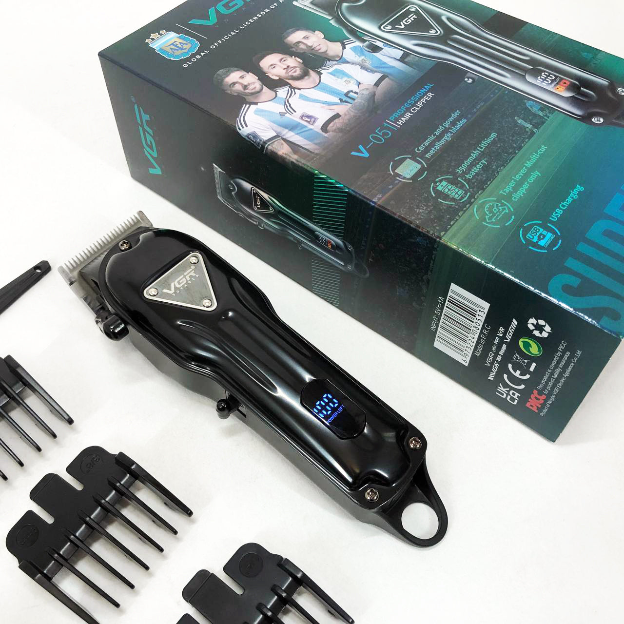 Аккумуляторная машинка для стрижки VGR V-051