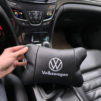 Кожаная подушка на подголовник Volkswagen – ортопедическая для авто