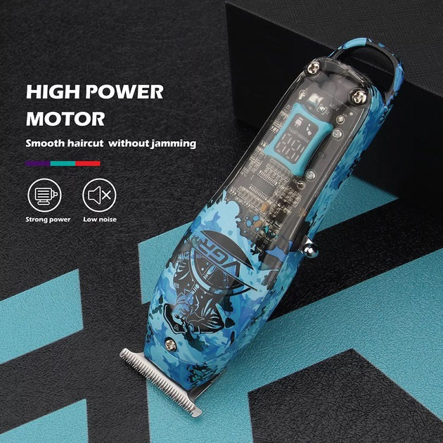 Триммер для волос и бороды профессиональный VGR V-923 аккумуляторный с LED-индикатором