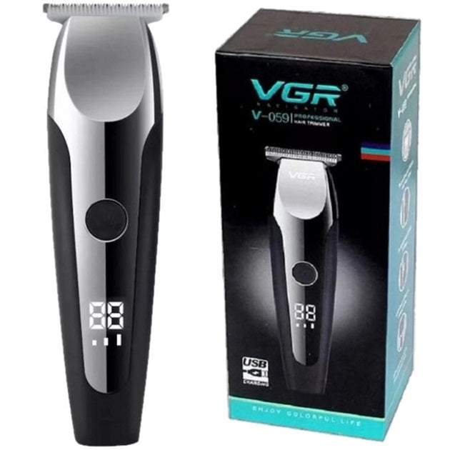 Аккумуляторная машинка для стрижки VGR V-059, беспроводная электробритва, машинка для стрижки для дома