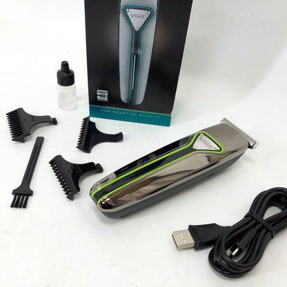 Профессиональная машинка триммер беспроводная для стрижки волос VGR V-008 Pro, машинка для стрижки головы