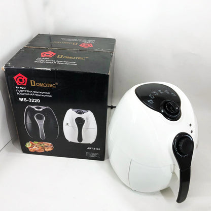 Аерофритниця Мультипіч Аерогриль Domotec MS-3220 1300W 4,5 л Безмасляна з Таймером. Колір: білий